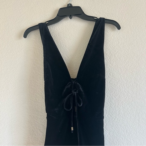Do+be black velvet jumpsuit - Picture 3 of 4